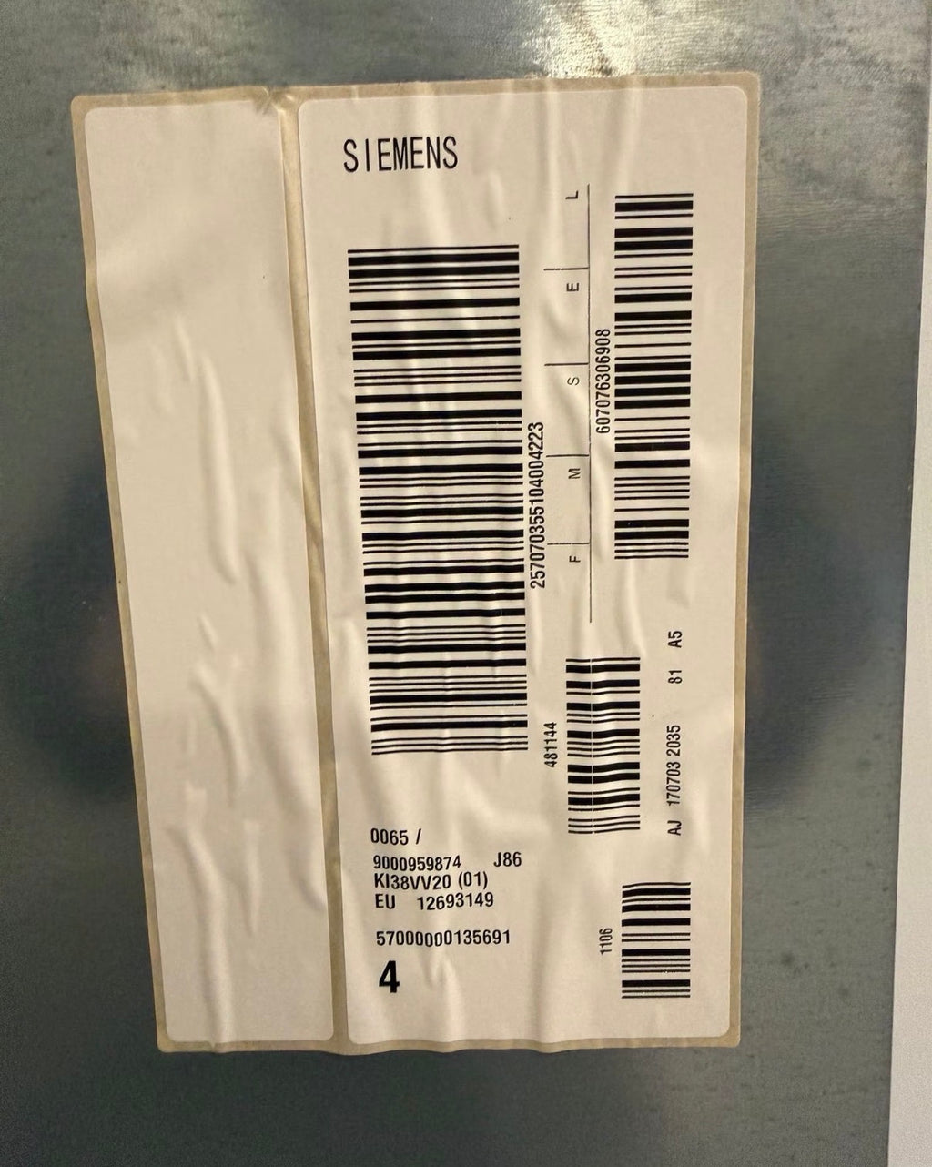 Siemens integrert kombiskap – stilrent design