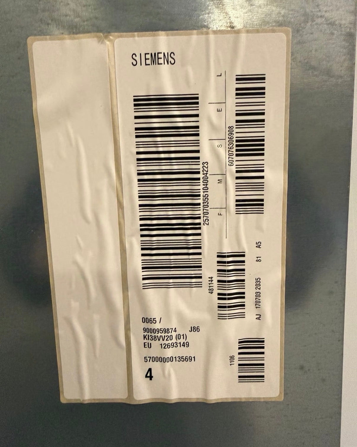 Siemens integrert kombiskap – stilrent design